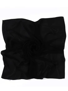 Solid Minimalist Bandana Outdoor Sunscreen Square Scarf For Outdoor And Traveling Bandana,Hair Band,Head Band Ideal For Dressing Up Your Look