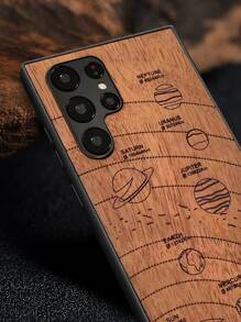 Planet Pattern Phone Case - Brown - View 5