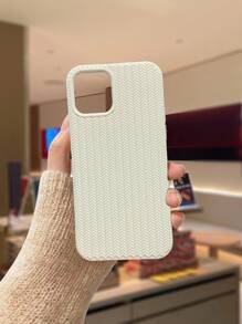 Funda de móvil unicolor con textura - Blanco - Ver 3