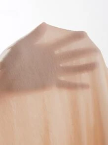 Easithlete Wideband Waist Solid Sports Cycling Shorts - Apricot - View 6