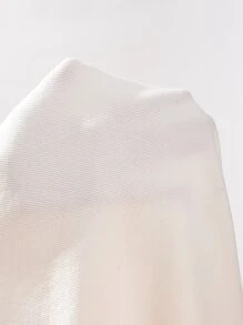 SHEIN SXY Off Shoulder Cut Out Crop Tee - White - View 6