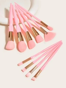 10 piezas Juego de brochas de maquillaje, Juego de brochas, Kit de brochas de maquillaje, Juego de brochas de maquillaje, Juego de maquillaje completo, Juego de brochas de maquillaje, Kit de maquillaje completo, Juego de brochas, Juego de brochas de maquillaje, Juego de regalo de maquillaje - Rosa - Ver 1