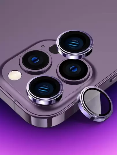 3 件钢化相机镜头保护膜适用于 15/15Pro/15Plus/15Promax 生日、家人、朋友礼物合金金属带钢化玻璃全覆盖，镜头保护膜，手机配件防水防震防摔防摔防刮防指纹