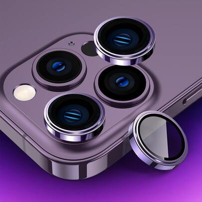 3 件钢化相机镜头保护膜适用于 15/15Pro/15Plus/15Promax 生日、家人、朋友礼物合金金属带钢化玻璃全覆盖，镜头保护膜，手机配件防水防震防摔防摔防刮防指纹