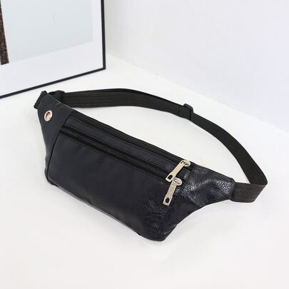 Zip Front Waist Bag