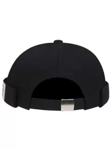 Men Letter Embroidered Patched Docker Hat For Daily Life