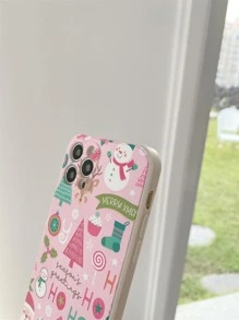 Funda para móvil Navidad con estampado de dibujos animados - Multicolor - Ver 4