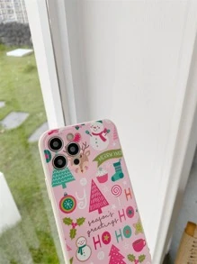 Funda para móvil Navidad con estampado de dibujos animados - Multicolor - Ver 5