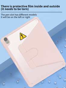 Plain Case With Pen Holder Compatible With iPad