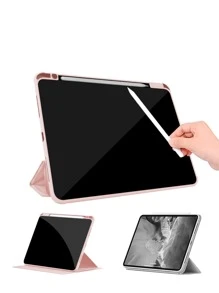 Plain Case With Pen Holder Compatible With iPad