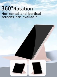 Plain Case With Pen Holder Compatible With iPad