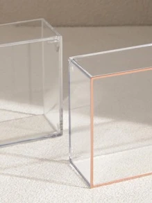 SHEIN Basic living 1 cái Khay chia ngăn kéo bàn có thể xếp chồng lên nhau cho phòng tắm/bàn trang điểm/bếp/trang trí văn phòng Trang trí mùa thu Trang trí lễ hội Trang trí phòng Trang trí nhà Trang trí mùa thu Trang trí phòng ngủ Quà tặng Giáng sinh cho ngày lễ - Trong sáng - Xem 4