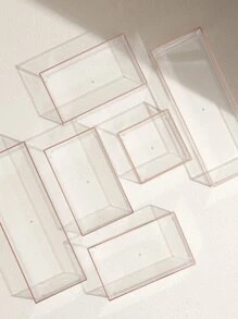 SHEIN Basic living 1 cái Khay chia ngăn kéo bàn có thể xếp chồng lên nhau cho phòng tắm/bàn trang điểm/bếp/trang trí văn phòng Trang trí mùa thu Trang trí lễ hội Trang trí phòng Trang trí nhà Trang trí mùa thu Trang trí phòng ngủ Quà tặng Giáng sinh cho ngày lễ - Trong sáng - Xem 10