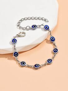 Vòng đeo tay trang trí mắt ác - Xanh đậm - Xem 1