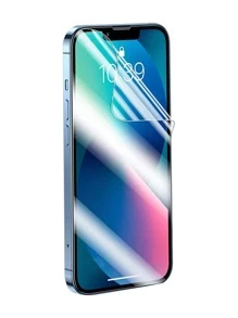 3-Pack Hydrogel Full Coverage Soft Screen Protector Tương thích với iPhone - Trong sáng - Xem 3