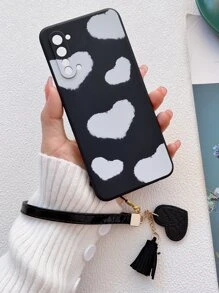 愛心圖案手機殼帶流蘇 - 彩色 - 查看 4