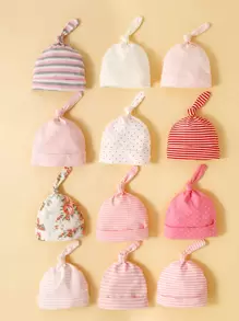 5pcs Baby Random Pattern Hat - Multicolor - View 1