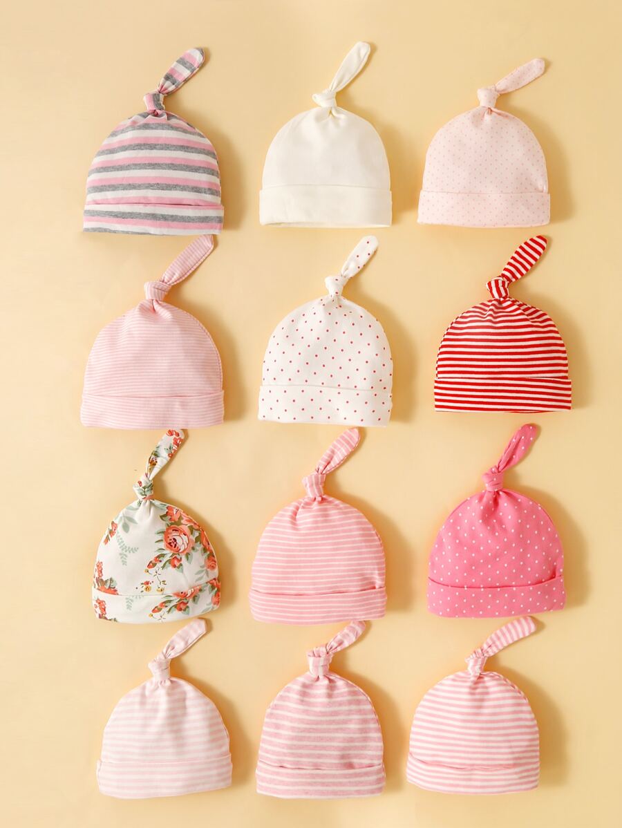 5pcs Baby Random Pattern Hat - Multicolor - View 1