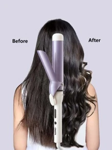 CRASTS 1 pieza Plancha para rizar el cabello - Morado - Ver 6