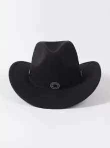 Rope Decor Fedora Hat Cowboy Hat