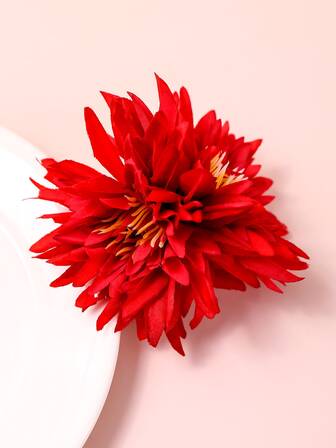 花朵裝飾鴨嘴夾