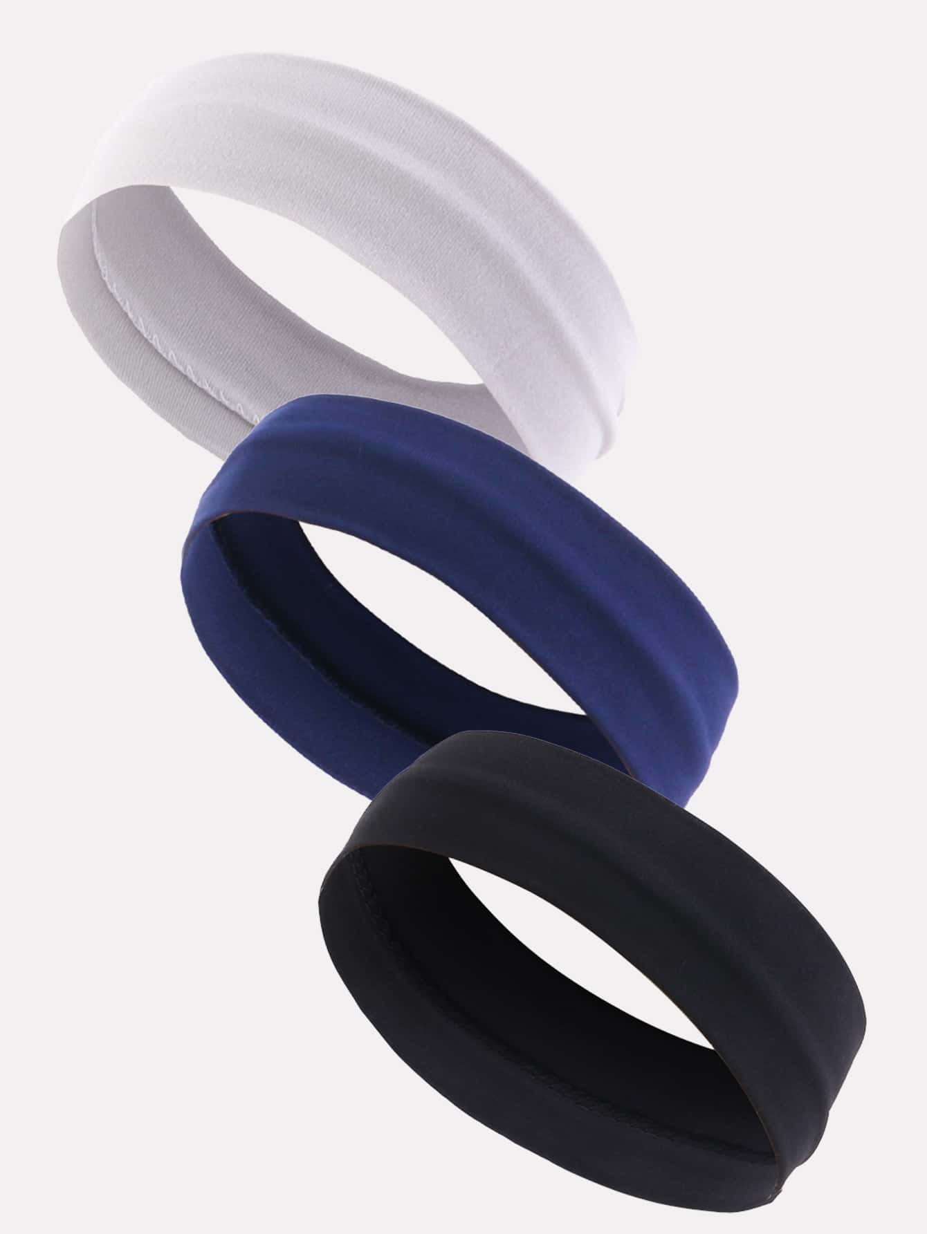 3pcs Solid Hair Band Casual