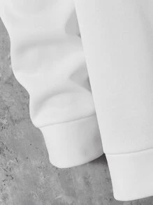 Manfinity VCAY Men Letter Graphic Hoodie & Joggers - Multicolor - View 4