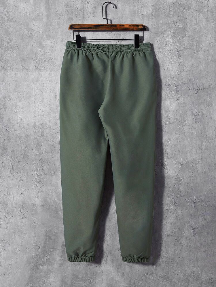 Manfinity VCAY Men Letter Graphic Hoodie & Sweatpants - Multicolor - View 6