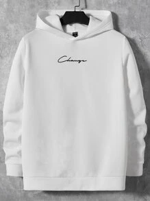 Manfinity VCAY Men Letter Graphic Hoodie & Joggers - Multicolor - View 7