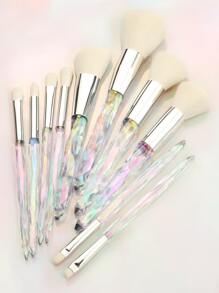 10 piezas Juego de brochas de maquillaje, Juego de brochas, Kit de brochas de maquillaje, Juego de brochas de maquillaje, Juego de maquillaje completo, Juego de brochas de maquillaje, Kit de maquillaje completo, Juego de brochas, Juego de brochas de maquillaje, Juego de regalo de maquillaje, Juego - Multicolor - Ver 2