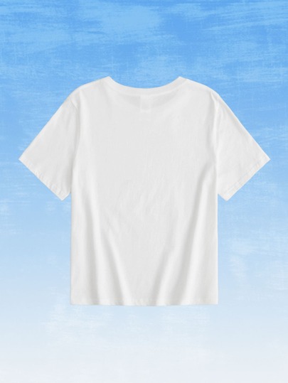 The Artistic Flow T-shirt à motif figure