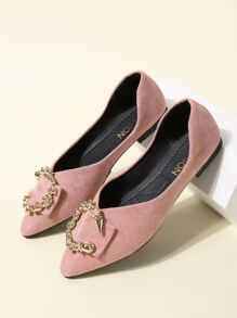 Giày bệt Nữ - Hồng - Xem 4