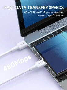 JMMO Cable Type-C,60W 3A USB Type-C To USB Type-C Charger Cable Fast Charging Cord,480Mbps Data Transfer 3.3FT/1M Gifts,Must-Haves For Autumn And Winter