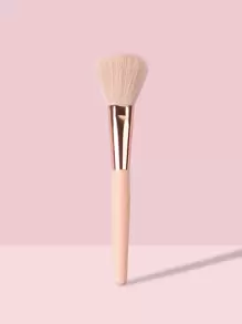1 cọ má hồng màu trắng có tay cầm bằng gỗ cao cấp, lông mềm & cảm giác chạm mượt khi trang điểm - Lạc đà - Xem 1