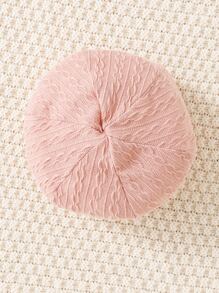 SHEIN Niñas Vestido en contraste con estrella de malla ribete con fruncido - Rosa - Ver 8