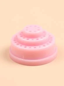 FULL BEAUTY 1 hộp lưu trữ đầu sơn móng tay - Hồng - Xem 5