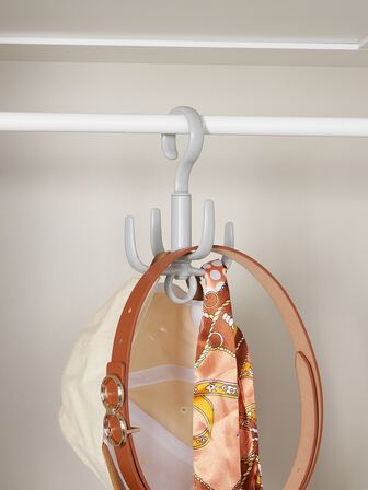 SHEIN BASIC LIVING 1 件入四角多功能衣架可疊放