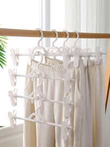 2pcs Anti-slip Pants Hanger - White - View 1