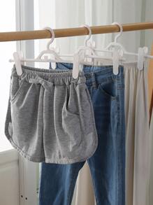 2pcs Anti-slip Pants Hanger - White - View 3