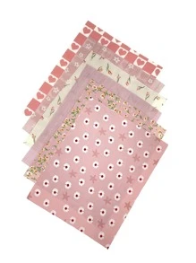 6pcs Plaid & Floral Pattern DIY Sewing Fabric - Multicolor - View 6