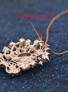 Hebilla de pañuelo con diseño de diamante de imitación multipropósito - Plateado - Ver 6
