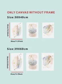 3 cái mô hình thực vật Tranh không khung - Nhiều màu - Xem 4