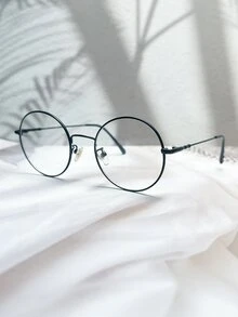 Women's Fashionable Design Glasses - Black - View 2