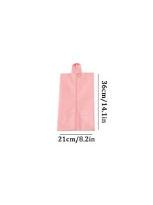 1 pieza Zapateros con estampado de slogan - Rosa - Ver 3