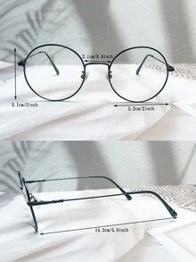 Women's Fashionable Design Glasses - Black - View 4