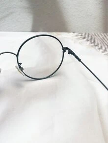 Women's Fashionable Design Glasses - Black - View 5