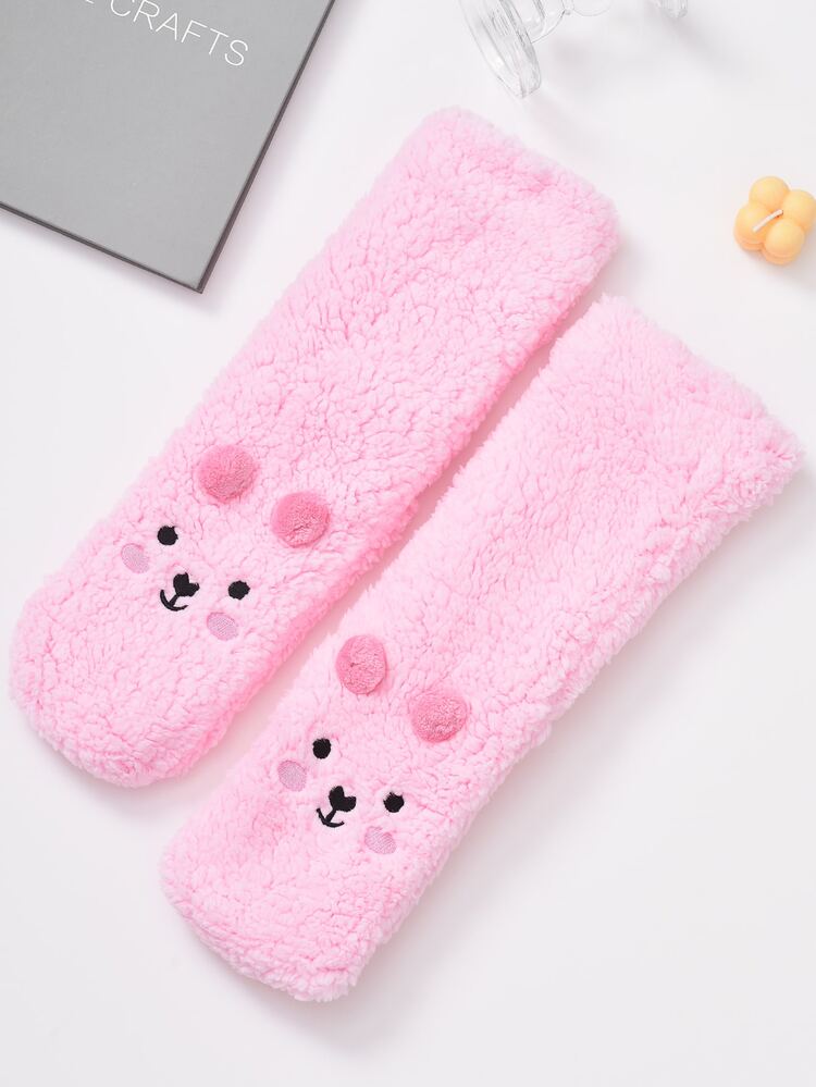 Cartoon Graphic Fuzzy Socks