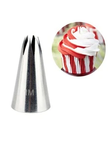 1pc Stainless Steel Piping Nozzle - Silver - View 4