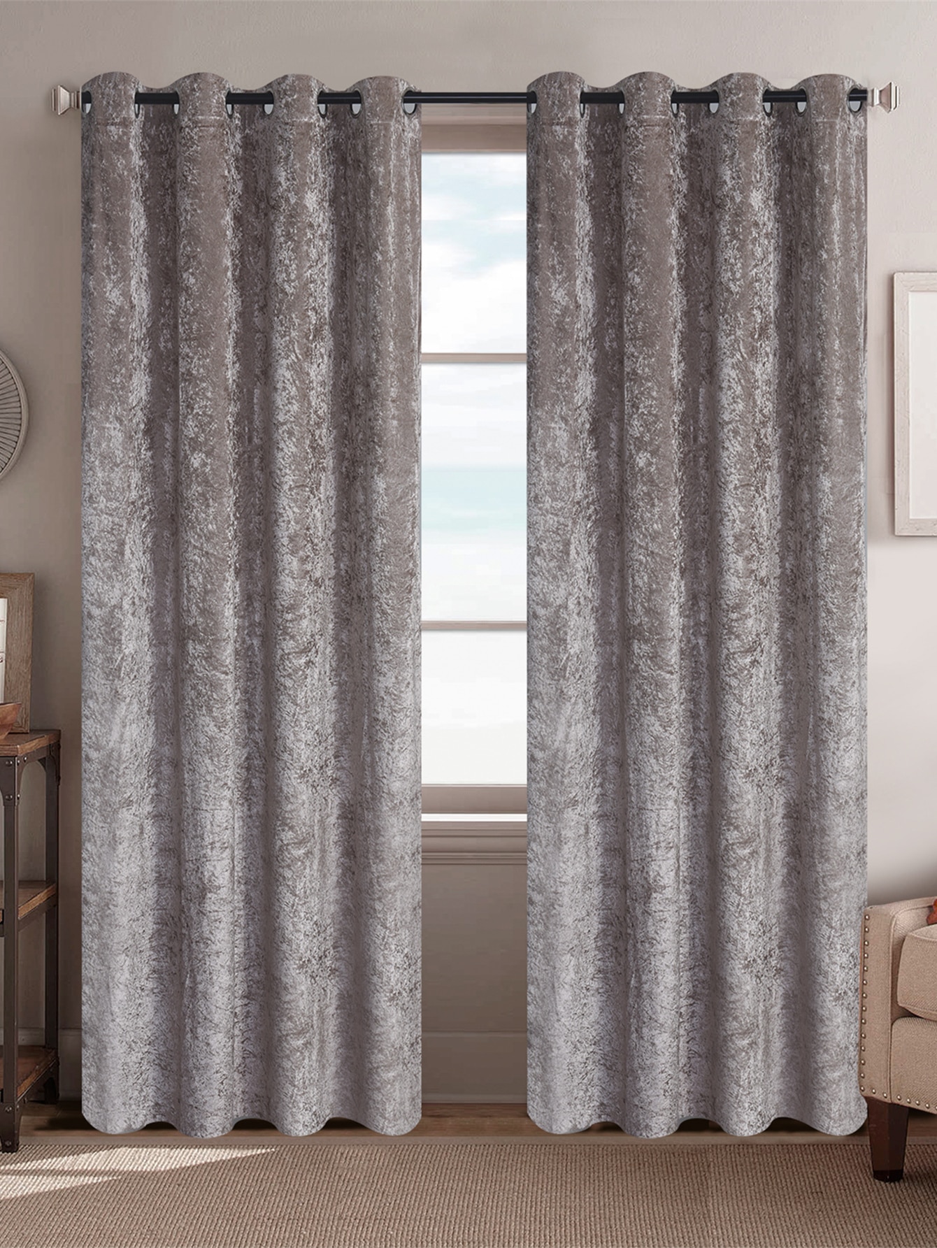 Minimalist Single Panel Blackout Curtain