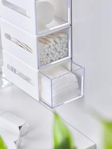 Hộp lưu trữ treo tường 1pc - trắng - Xem 5